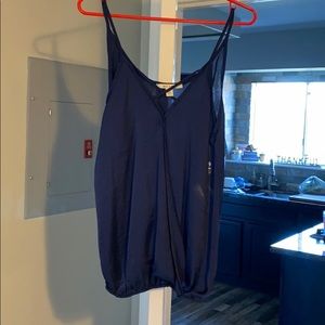 Dark blue tank top